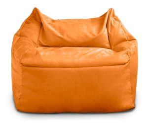 Sillón Puff Rectangular Phlox Puff Grande Individual - Naranja oscuro
