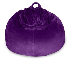 Puff Grande Sillón Individual Tipo Pera Phlox Puf Grande - Morado
