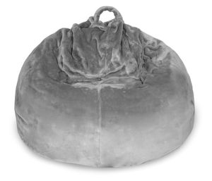 Puff Grande Sillón Individual Tipo Pera Phlox Puf Grande - Gris