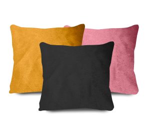 Set De 3 Cojines Terciopelo Varios Colores Phlox 45x45