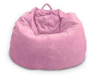 Puff Gigante Puff Sillon Individual Pera Phlox Puf Grande Coral - Rosa
