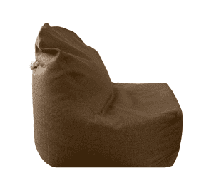 Puff Marino Sillón Individual Phlox Puf Elegante - Marrón oscuro