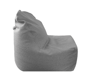 Puff Marino Sillón Individual Phlox Puf Elegante - Gris