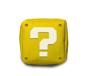 Puff Mini Cubo Vinil Cuadrado Phlox Silla