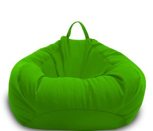 Puff Pequeño Sillón Individual Tipo Pera Phlox Puff Chico Con Relleno - Verde