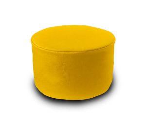 Puff Mini Taburete Descansa Pies Phlox Silla - Amarillo vinil