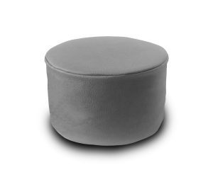 Puff Mini Taburete Descansa Pies Phlox Silla - Gris vinil