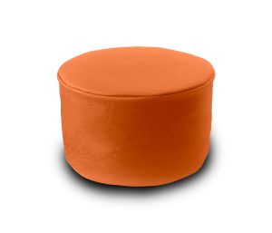 Puff Mini Taburete Descansa Pies Phlox Silla - Naranja vinil