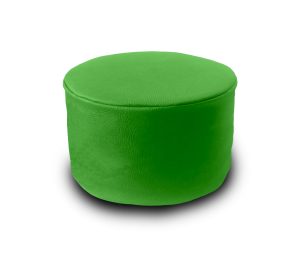 Puff Mini Taburete Descansa Pies Phlox Silla - Verde vinil