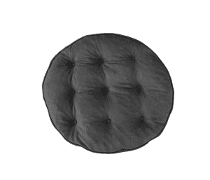 Puff Taburete Grande XL Phlox Sillón - Negro, Si