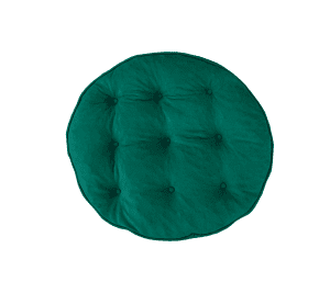 Puff Taburete Grande XL Phlox Sillón - Esmeralda, Si
