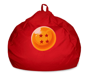 Puff Adulto Sillón Individual Pera Phlox Grande Personajes Caricaturas - Dragon Ball