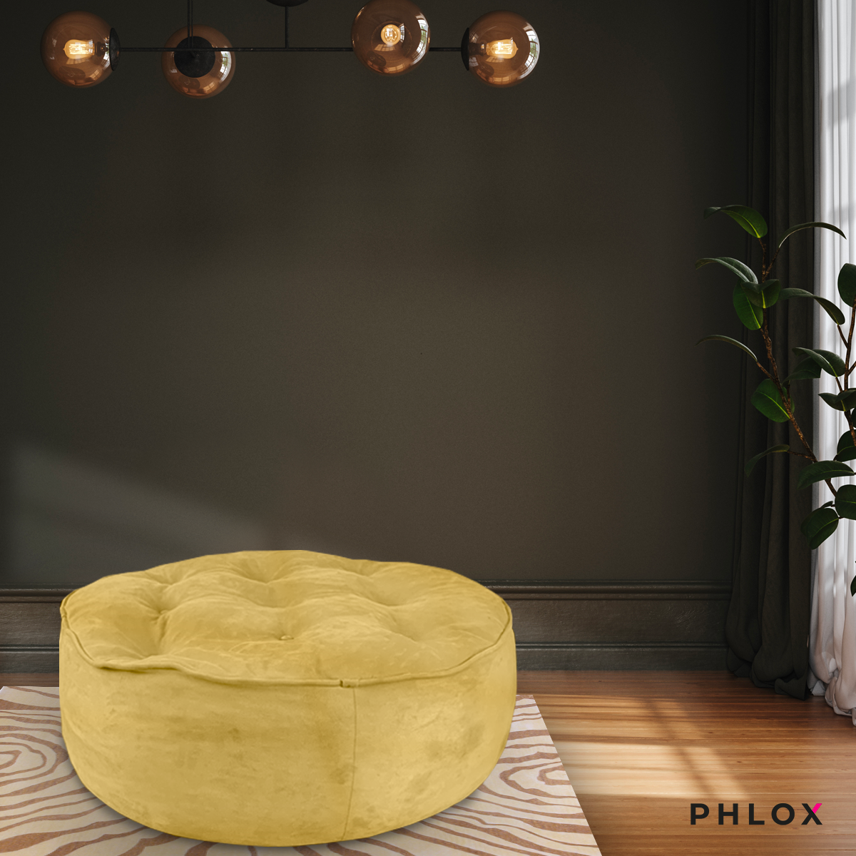 Puff Taburete Grande XL Phlox Sillón