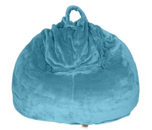 Puff Pequeño Polar Sillón Individual Phlox Puf Chico - Azul