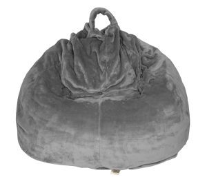Puff Pequeño Polar Sillón Individual Phlox Puf Chico - Gris