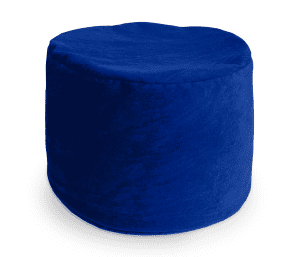 Puff Mini Taburete Descansa Pies Phlox Silla - Azul Velvet