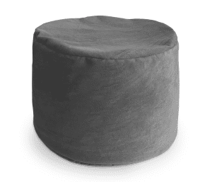 Puff Mini Taburete Descansa Pies Phlox Silla - Gris Velvet