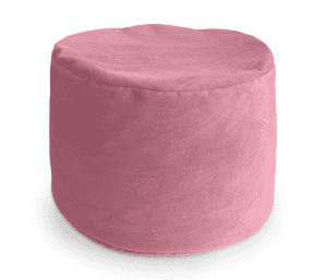 Puff Mini Taburete Descansa Pies Phlox Silla - Rosa Velvet