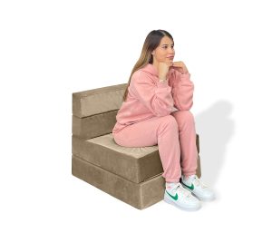 Sofá Cama Plegable PHLOX Mimoso Terciopelo Velvet Sillón Individual