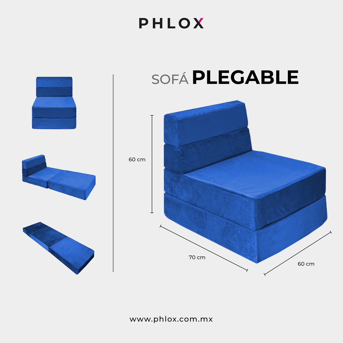 Sofá Cama Plegable Phlox Mimoso Sillón