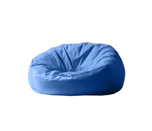 Puff de Piso Sillón Individual Redondo Niños Phlox - Azul