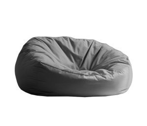 Puff de Piso Sillón Individual Redondo Adulto Phlox - Gris