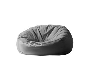 Puff de Piso Sillón Individual Redondo Niños Phlox - Gris